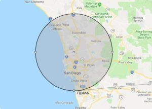 Map San Diego Water Removal Company