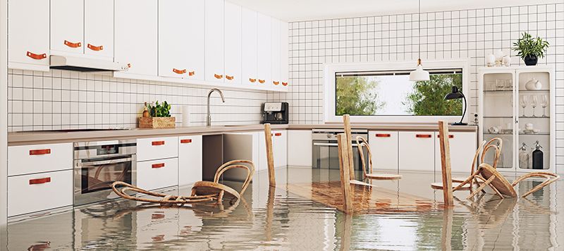 Flooded Kitchen